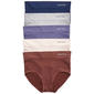 Womens Nautica 5pk. Seamless Logo Full Brief Panties-NT9203-5PKCK - image 1