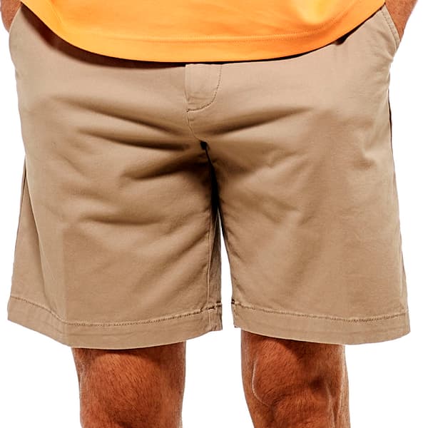Mens Nautica Stretch Deck Flat Front Shorts