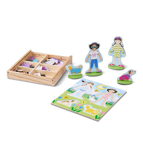 Melissa &amp; Doug(R) Best Friends Magnetic Dress Up Play Set - image 