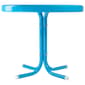 Northlight Seasonal 22in. Retro Tulip Side Table - Turquoise Blue - image 3