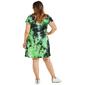 Plus Size Nina Leonard Short Sleeve Tie Dye Dress w/Pockets - image 2