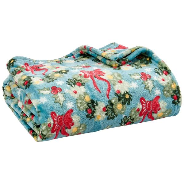 Ashley Cooper™ Welcoming Wreath Plush Throw