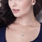 Gemstone Classics™ White Pearl & Diamond Earrings & Pendant Set - image 2