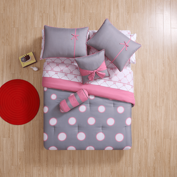 VCNY Home Sophie Polka Dot Bed-in-a-Bag Comforter Set