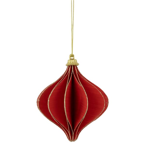 Northlight Seasonal Glittered Red Onion Christmas Ornament