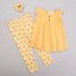 Toddler Girl Rene Rofe&#40;R&#41; 3pc. Heart Top & Daisy Leggings Set - image 1