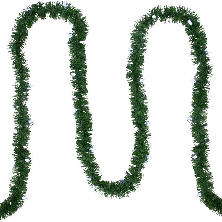 Northlight Seasonal 18ft. Pre-Lit LED Pine Christmas Garland