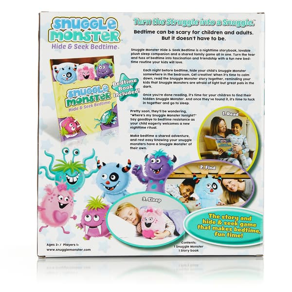 Continuum Games Blue Snuggle Monster Hide & Seek Bedtime