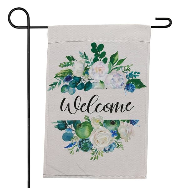 Northlight Seasonal Mixed Florals Welcome Garden Flag