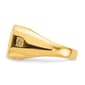 Mens Gentlemen’s Classics™ 14kt. Gold Onyx & Diamond DAD Ring - image 3