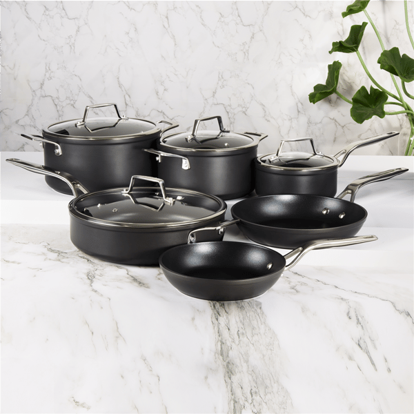 BergHOFF Essentials 4pc. Nonstick Simmer Set with Glass Lids