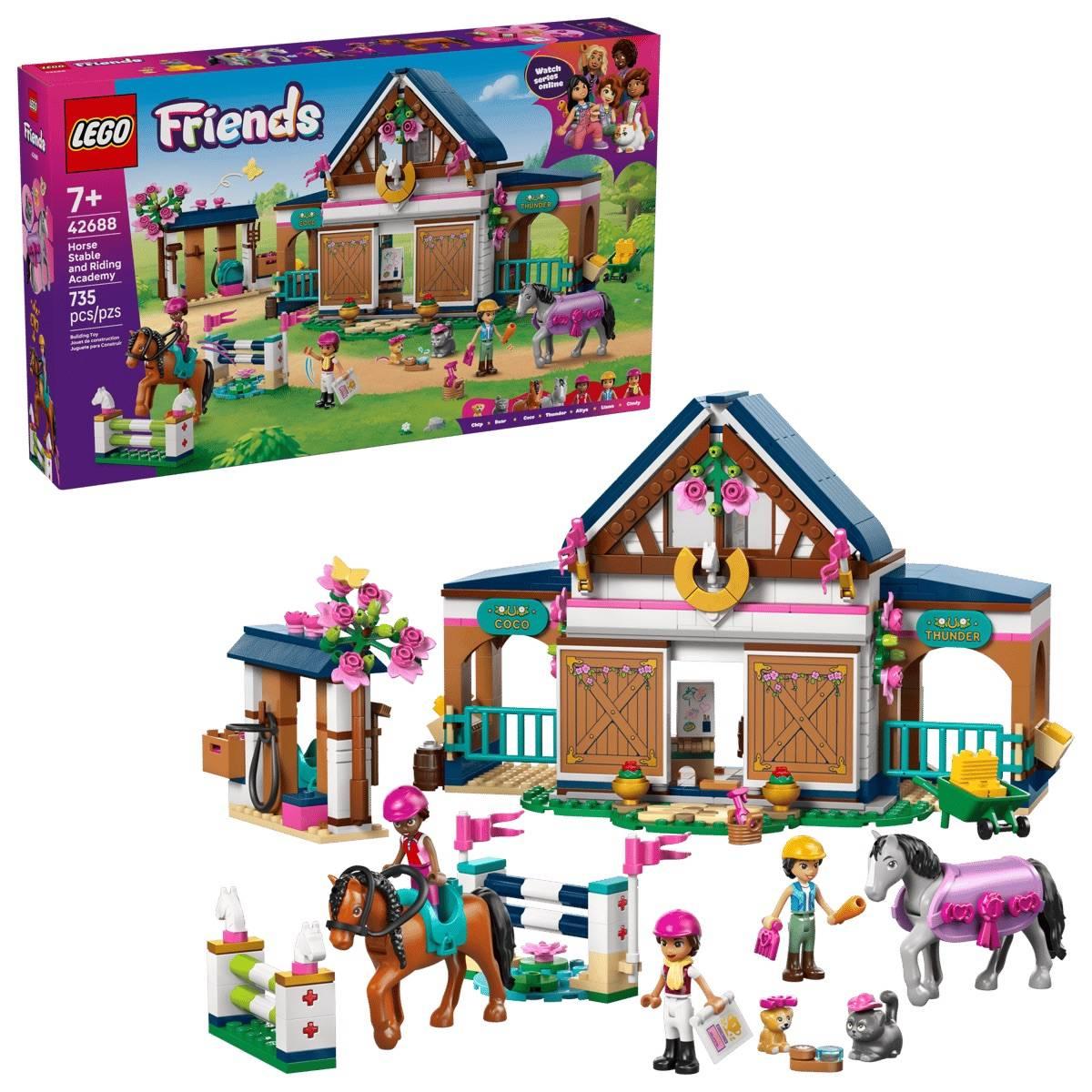 Open Video Modal for LEGO(R) Friends Horse Stable & Riding Academy Building Kit
