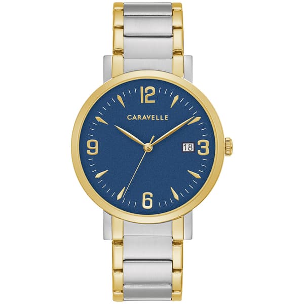 Mens Caravelle by Bulova Two-Tone Bracelet Watch - 45A149 - image 