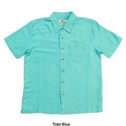 Mens Joe Marlin Patio King Solid Button Down Shirt