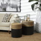 9th & Pike® Bohemian Black Wood Accent Table Set - image 2
