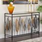 9th & Pike® Black Metal Contemporary Console Table - image 8