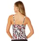 Womens Anne Cole Tiger Twist Front Underwire Tankini Swim Top - image 2