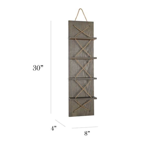 Elegant Designs&#8482; Positano Nautical Wall Mounted Wine Rack