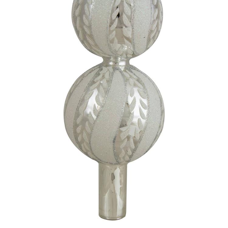 Northlight Seasonal 14.75in. Glitter Finial Christmas Tree Topper