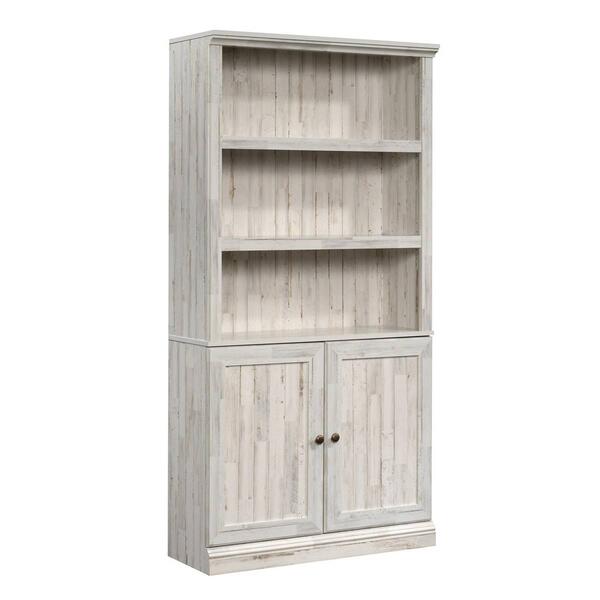 Sauder Select Collection 5 Shelf Plank Bookcase With Doors - image 