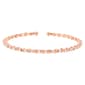 Athra Rose Gold over Brass Bead & Crystal Coil Bracelet - image 1