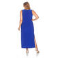 Plus Size MSK Sleeveless Three Ring Solid Shift Dress - image 2
