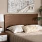 Baxton Studio Alan Ash Walnut Finished Wood Headboard - image 3