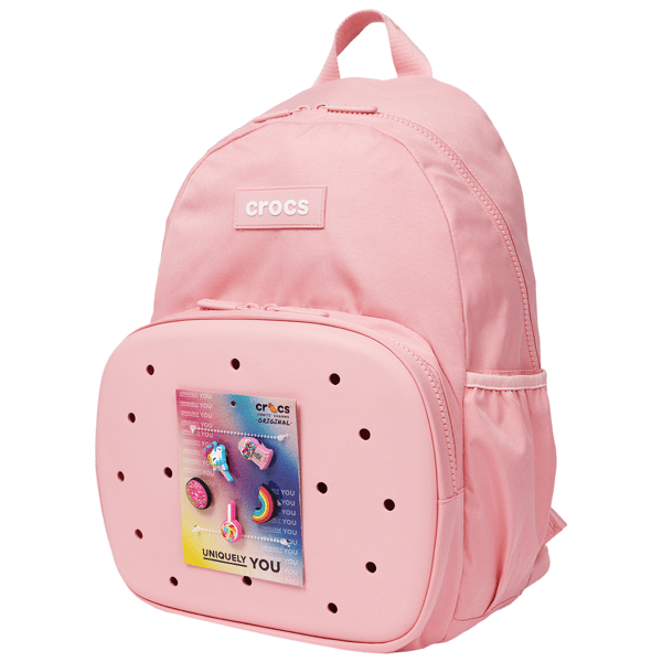 Crocs™ Back to School Pink Backpack with Jibbitz™ Charms