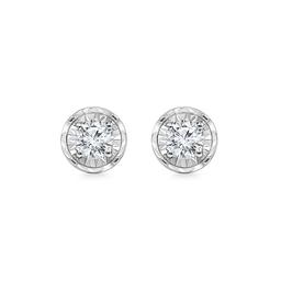 Nova Star® 1/2ctw. Silver Lab Grown Diamond Stud Earrings