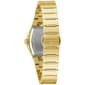 Womens Bulova Futuro Gold-tone Tonneau Black Dial Watch - 97L164 - image 3