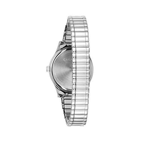 Womens Caravelle Steel Expansion Easy Reader Watch - 43M119