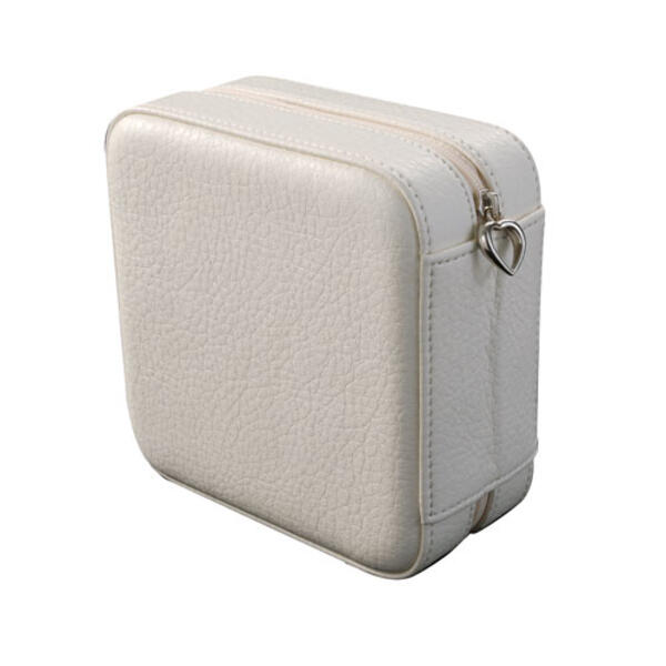 Mele & Co. Dana Faux Leather Jewelry Box in Ivory - image 