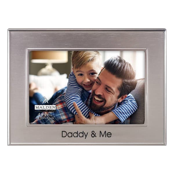 Malden Daddy & Me Stamped Metal Frame - 4x6