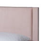 Baxton Studio Elora Modern Pleated Velvet Storage Queen Bedframe - image 6