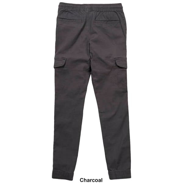Young Mens Burnside® Cargo Pocket Twill Joggers