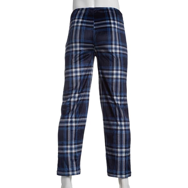 Mens IZOD&#174; Silky Plaid Pajama Pants - Navy