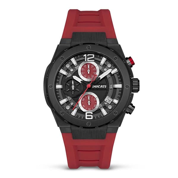 Mens Ducati Corse Dress Sport Silicon Strap Watch - DTWGO000080 - image 