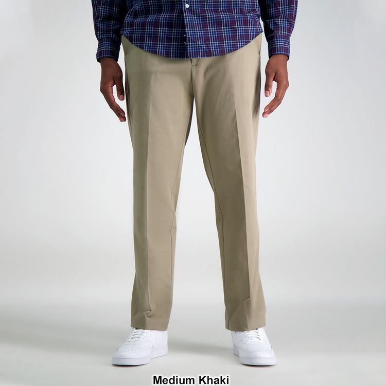 Mens Big &amp; Tall Haggar® Flat Front Iron Free Pants