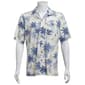 Mens Campia Short Sleeve Palm Tree Button Down Shirt - Tan - image 1