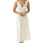 Womens Linea Donatella Bridal Bouquet Satin Nightgown - image 3