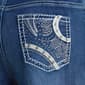 Juniors Gogo Jeans High Rise Straight Leg Rhinestone Pocket Jeans - image 3