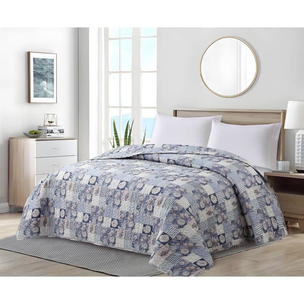 Ashley Cooper Sea Breeze Prit Quilt - image 