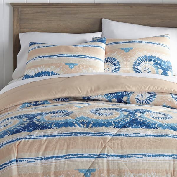 Shavel Home Products Seersucker Comforter Set - Tie Dye