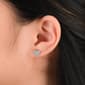 Forever New Sterling Silver Heart, CZ, & Ball Stud Earrings Set - image 4
