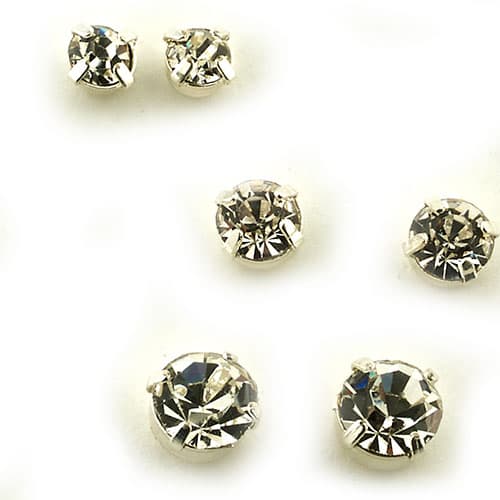 Freedom Nickel Free Crystal Trio Earring Set - image 