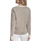 Womens DKNY Long Double Zip Sleeve Color Block Sweater - image 3