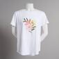 Womens Architect Short Sleeve Floral Tee - image 1