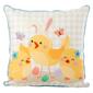 Bunny Chicks Decorative Pillow - 18x18 - image 1