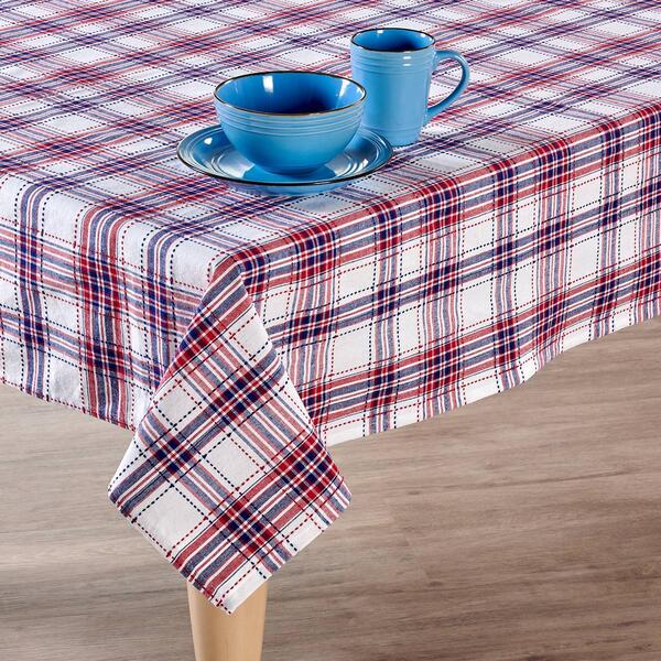 Lintex Americana Plaid Tablecloth - image 