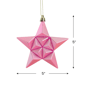 DAK 12ct. Matte Glittered Star Shatterproof Ornaments - image 5